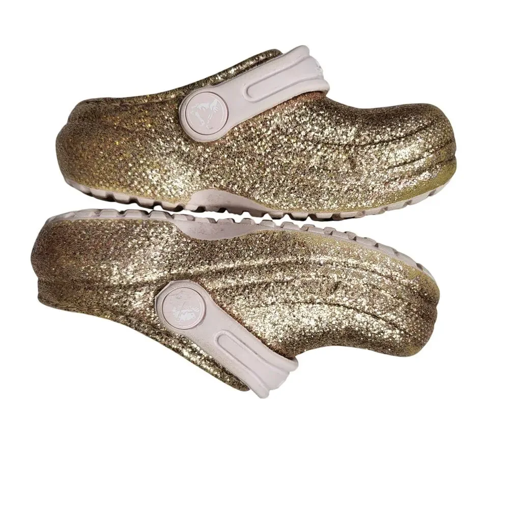 Crocs Classic Kids glitter Pink Girls C 8